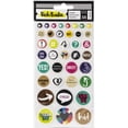 thumbnail image 1 of Vicki Boutin Color Kaleidoscope Puffy Stickers-Icon & Phrase, 1 of 1