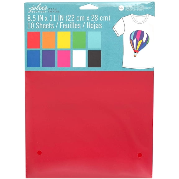 Jolee's Boutique Easy Image 8.5"X11" Transfer Sheets 10/Pkg-Rainbow