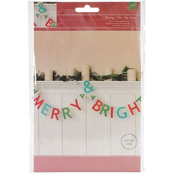 American Crafts Merry & Bright Banner Kit