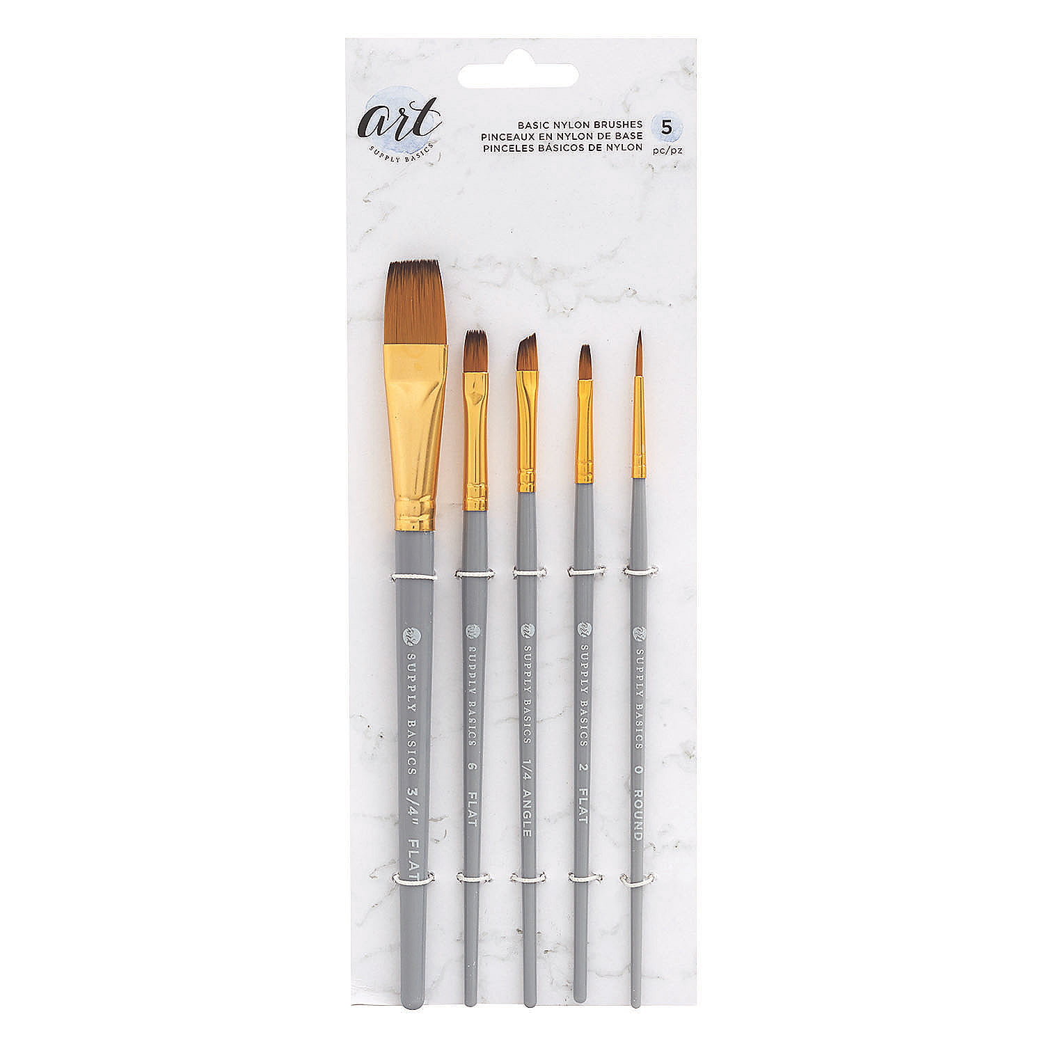  Xubox Paint Brushes Set, 10 Pieces Round Pointed Tip