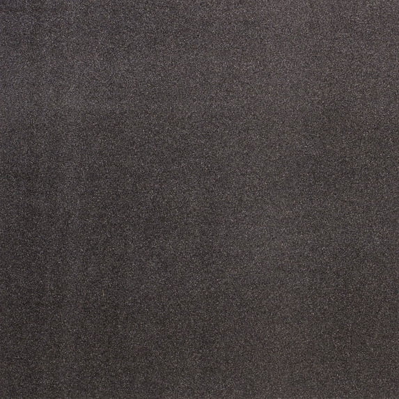 American Crafts POW Glitter Paper 12"X12"-Solid/Charcoal