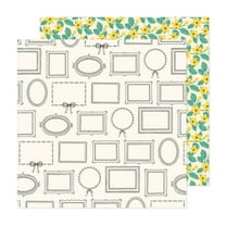 American Crafts Patterned Double-Sided Cardstock 12"X12"-Remembrance, Poppy And Pear