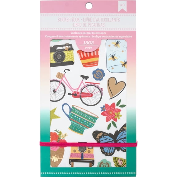 American Crafts Planner Stickers 12-Page Book 4.75"X9"-Everyday