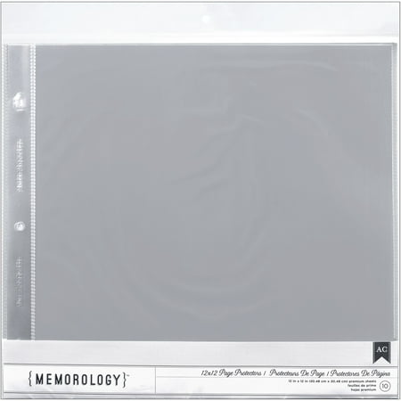 American Crafts Page Protectors, 12" x 12", 10 Per Package