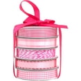 thumbnail image 1 of American Crafts Premium Ribbon & Twine 5-Packs-Spring Pink, 1 of 1