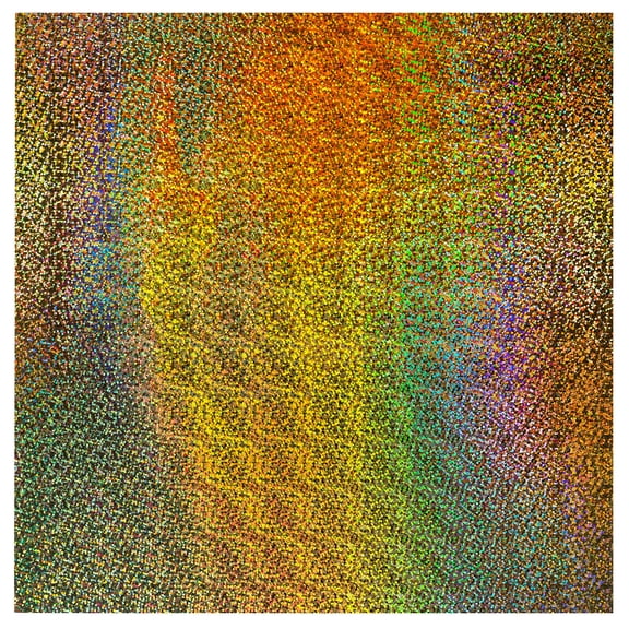 American Crafts Single-Sided Specialty Cardstock 12"X12"-Gold Holographic Sparkles