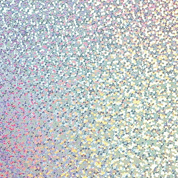 American Crafts Single-Sided Specialty Cardstock 12"X12"-Silver Holographic Sparkles
