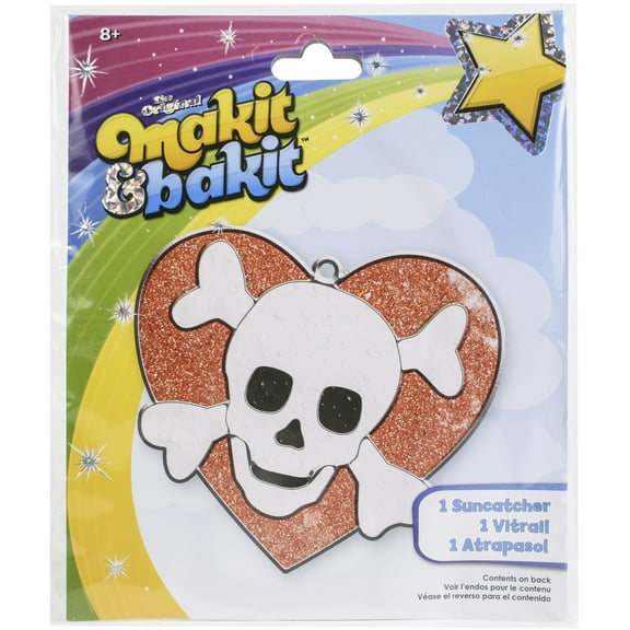 American Crafts Skull Heart