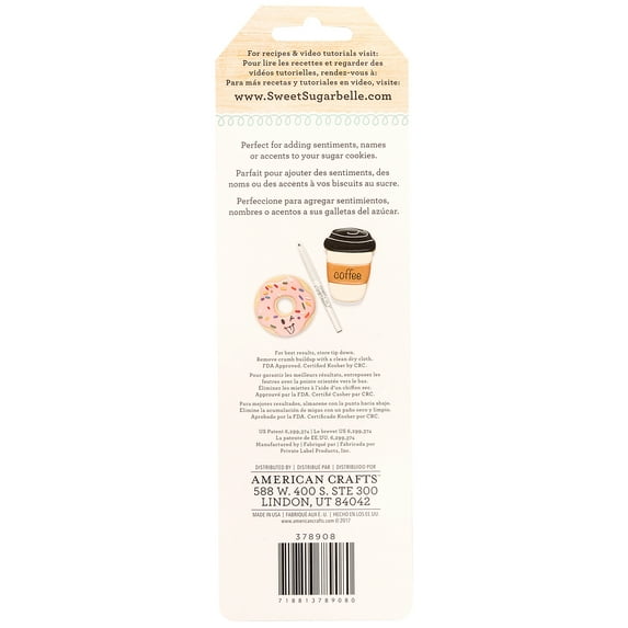 American Crafts Sweet Sugarbelle Template Markers 3/Pkg-Black