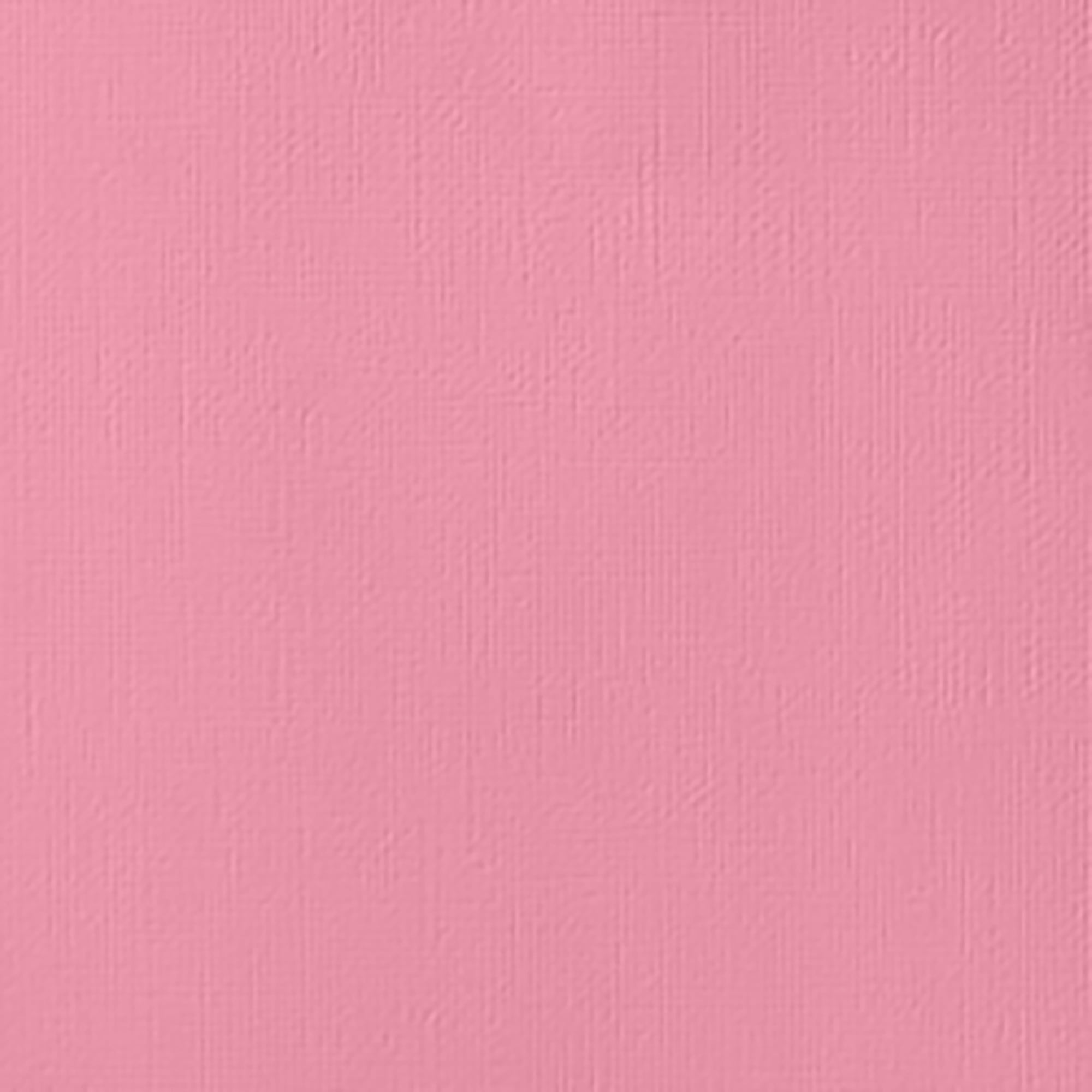 American Crafts 80lb Textured Cardstock 12"X12"-Salmon