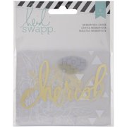 Heidi Swapp Memorydex Foiled Clear Cards 8/Pkg-Wanderlust 3.25X4