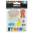 thumbnail image 1 of American Crafts Whatevs Clear Stamps-7/Pkg, 1 of 1