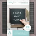 thumbnail image 1 of American Crafts Wooden Framed Letter Board Bulletin with 188 Characters, 1 of 2