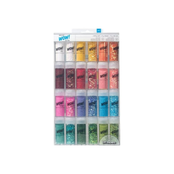American Crafts Wow! - Glitter - 0.9 oz - iridescent (pack of 24)
