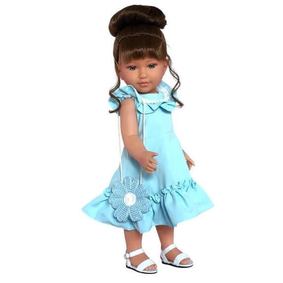 American Creations Blue Party Dress Compatible with 18 Inch Dolls