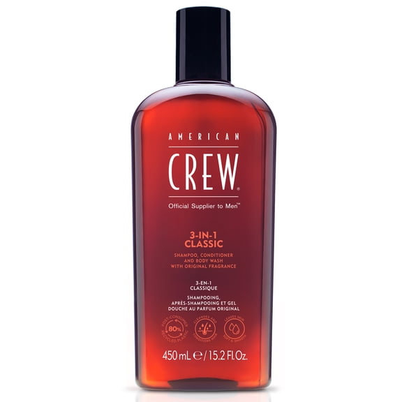 American Crew 3-in-1 Shampoo, Conditioner and Body Wash, 15.2 fl oz