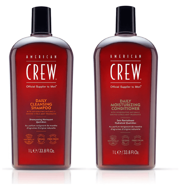 American Crew Daily Shampoo and Conditioner 33.8oz Set