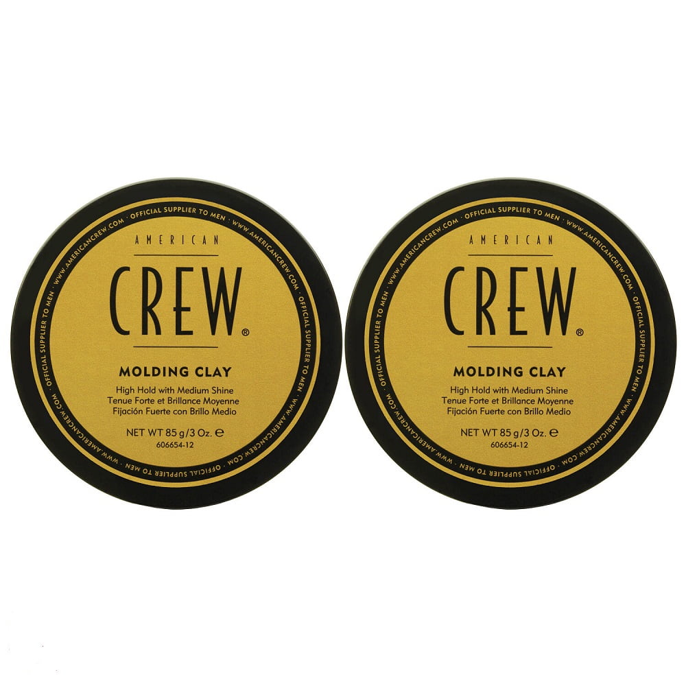 American Crew Molding Clay High Hold with Medium Shine 3 oz Pack of 2