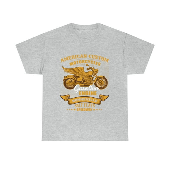 American Custom motorcycle Unisex Heavy Cotton Tee S-5X