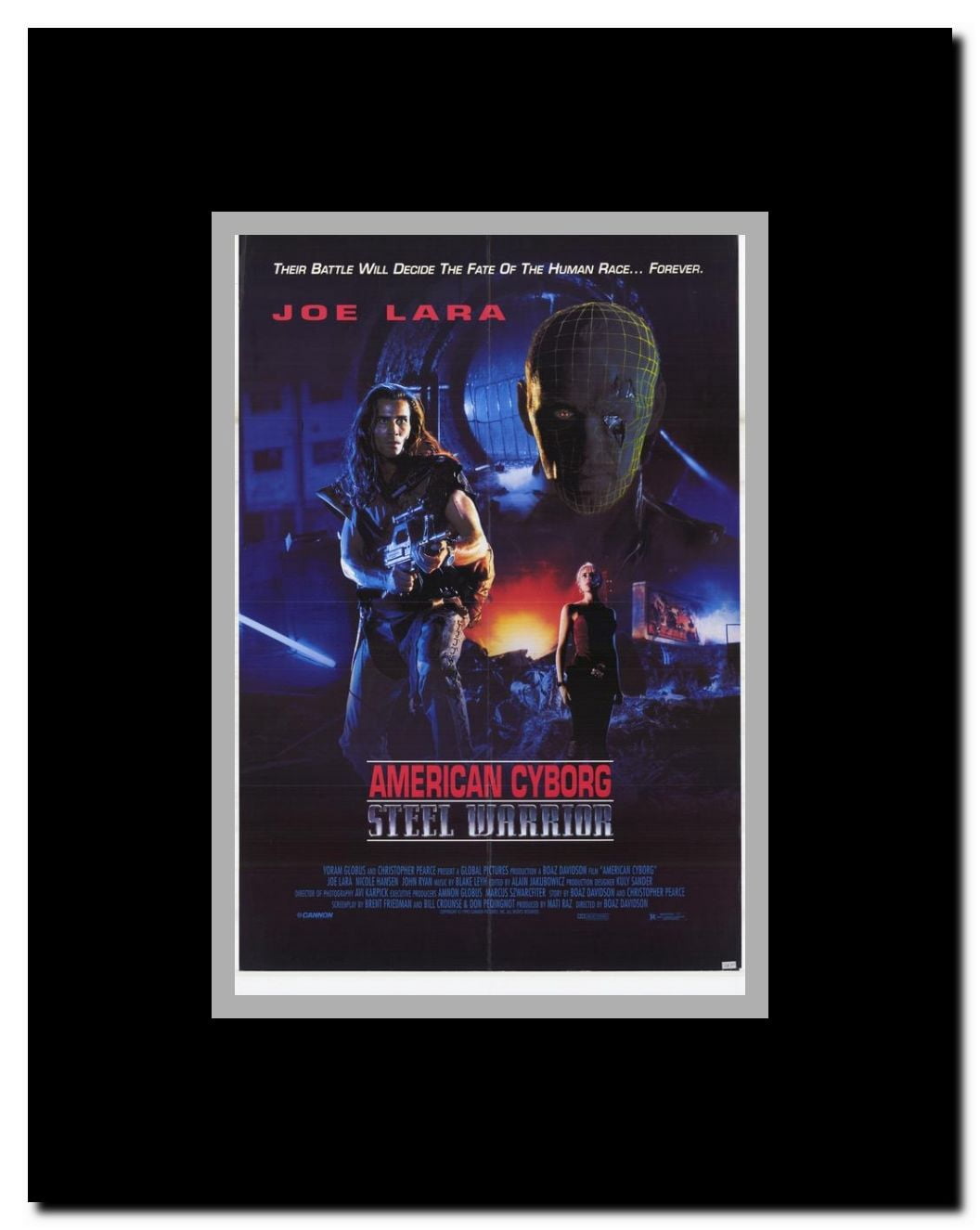 American Cyborg: Steel Warrior Framed Movie Poster