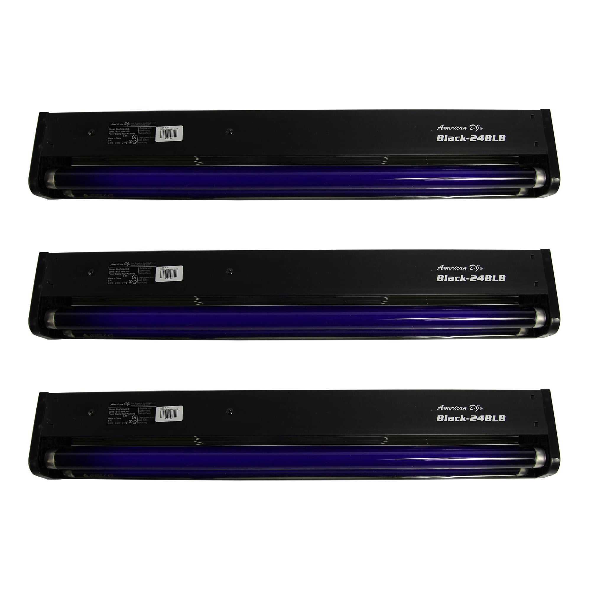 24 Inch Black Light Tube and Fixture Set