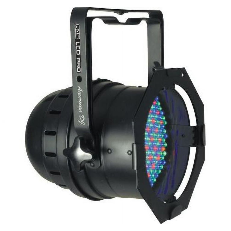American DJ64B LED Pro ２個 American DJ 64B LED PRO Black Par Can Lighting Fixture W