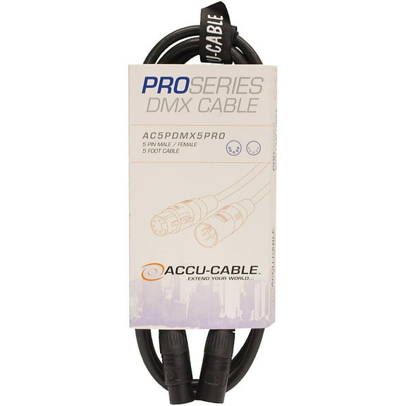 American DJ AC5PDMX5PRO 5 ft. 5-Pin Pro PVC Jacket DMX Cable