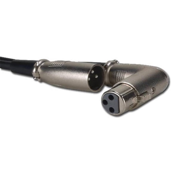 American DJ ACXLRRAAC 3-Pin XLR Right Angle Plug Adapter