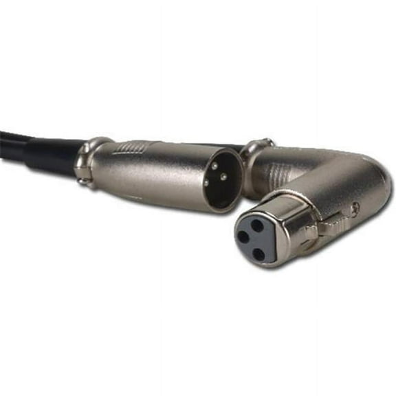 American DJ ACXLRRAAC 3-Pin XLR Right Angle Plug Adapter