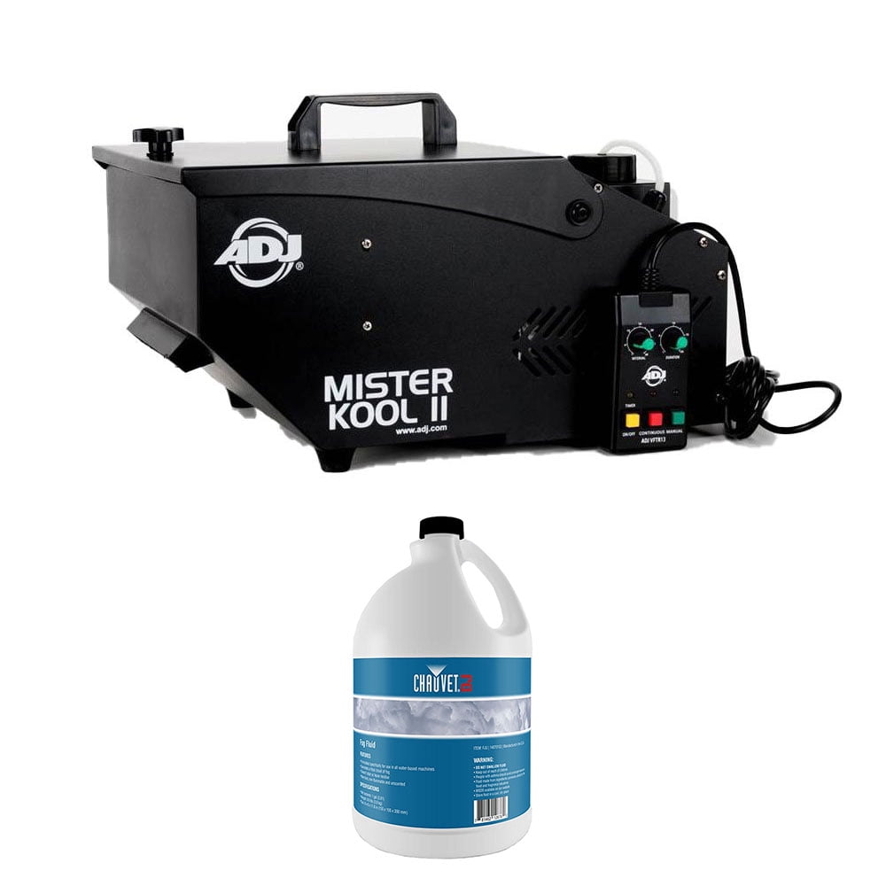 ADJ American DJ Black Low Lying Water Fog Machine w/ Fog Juice (2 Gallons)
