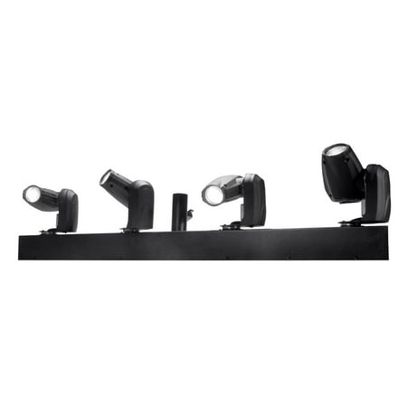 American DJ Event Bar Pro Moving Head 4-light White LED Pinspot Fixture Black