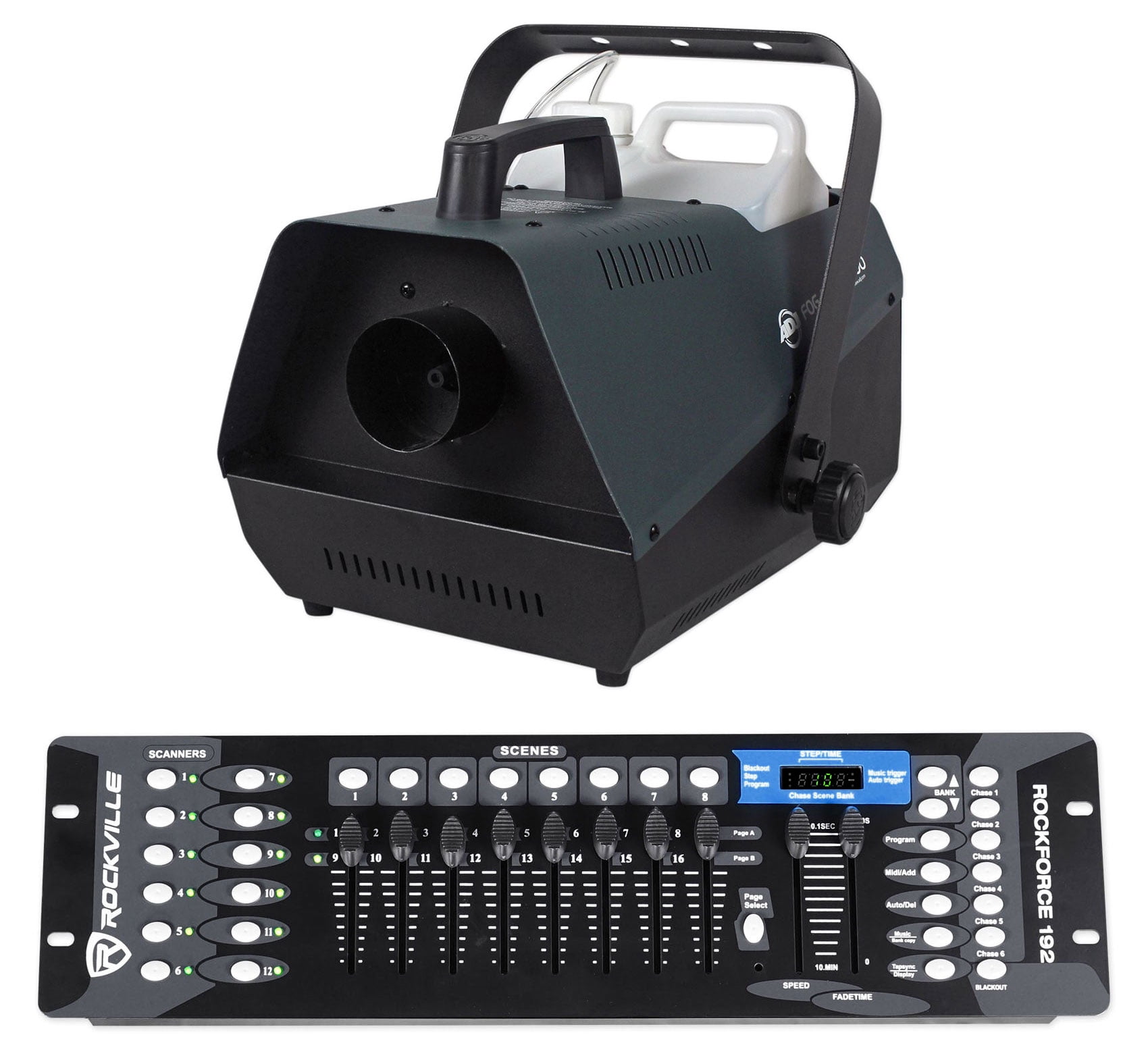 American DJ Fog Fury 3000 Fog Machine With Wired Remote+192-Ch DMX Controller