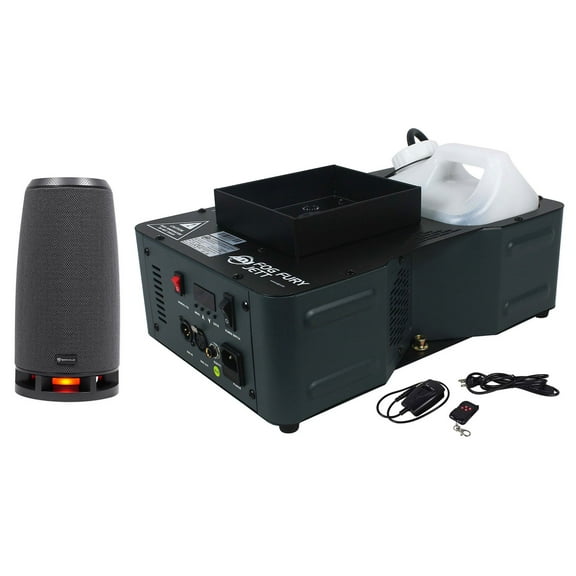 American DJ Fog Fury Jett 700W Vertical Fog Machine w/12 LED+DMX+Remote+RockShip