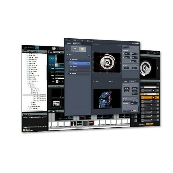 American DJ GRAND VJ 2.0-XT Vj Software With Video Mapper For Projection Mapping