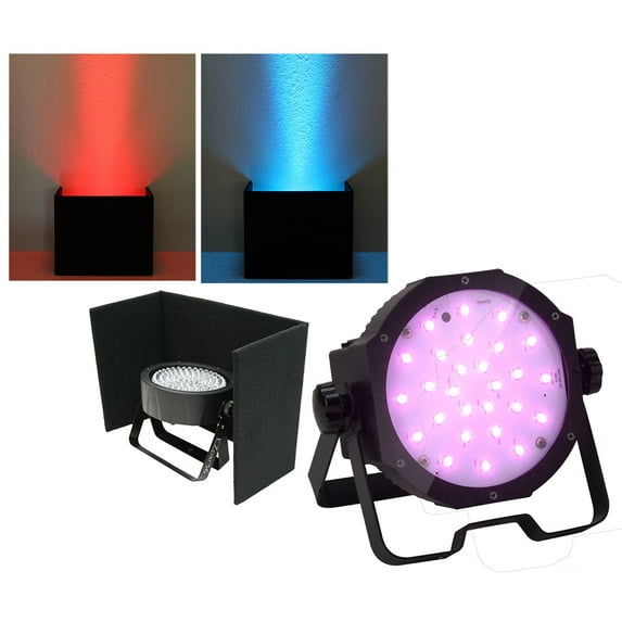 American DJ Lighting Mega Go Floor Par RGB Battery Powered LED & Up Light Cover