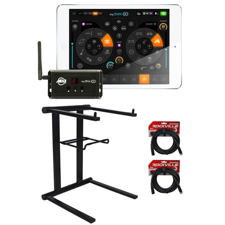American DJ MYDMX GO Lighting Control App for iPad/Android Tablets+Laptop Stand