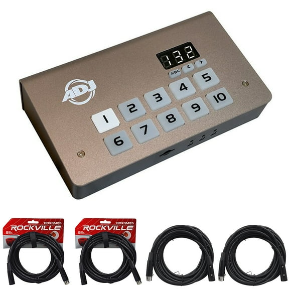 American DJ MYDMX5 DMX Lighting USB C-DMX Interface+Software+Cables for iOS/PC