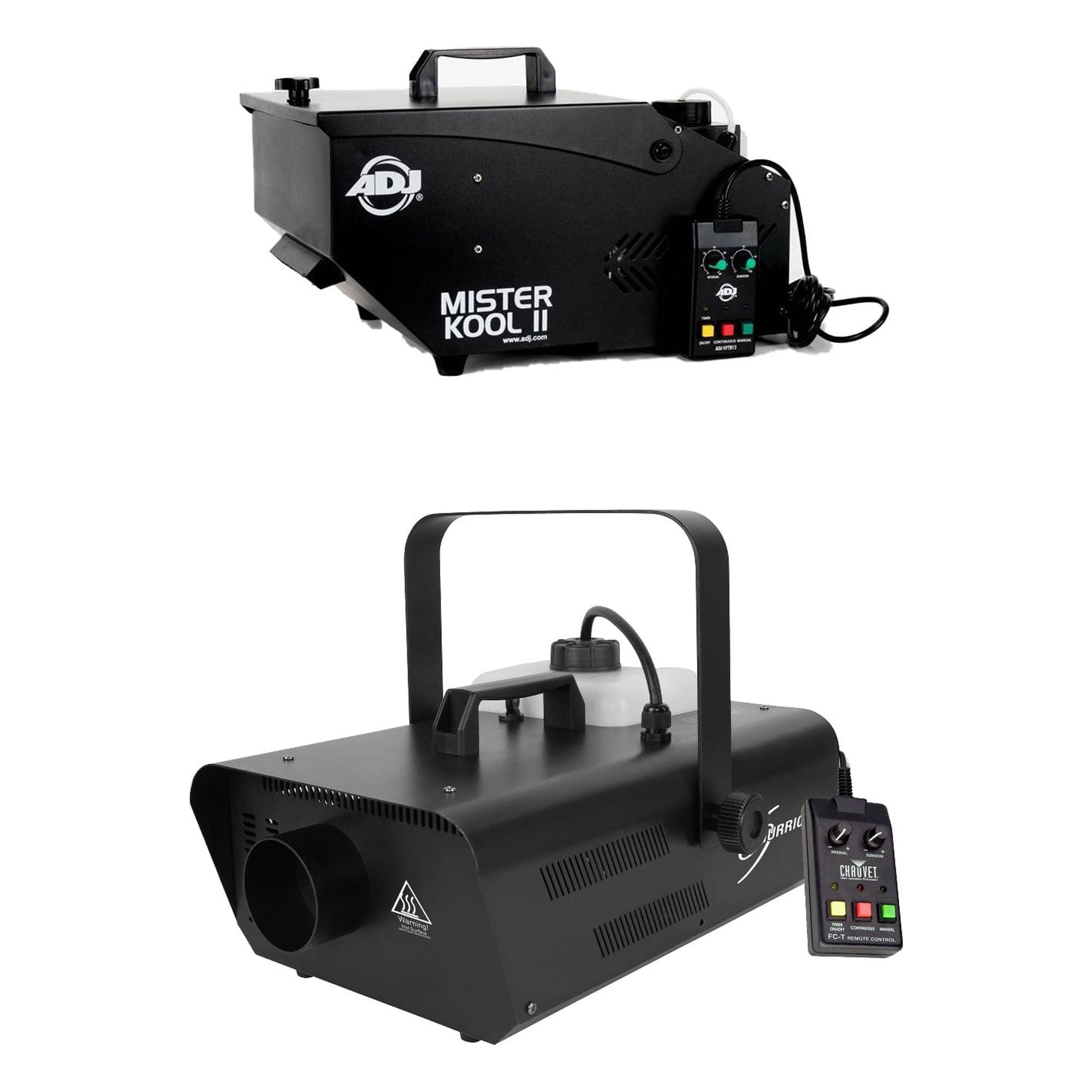 American DJ Mister Kool II Low Lying Fog Machine & Chauvet DJ Party Fog
