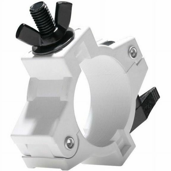 ADJ O Slim Pearl, O-Clamp for 2-Inch Truss - White