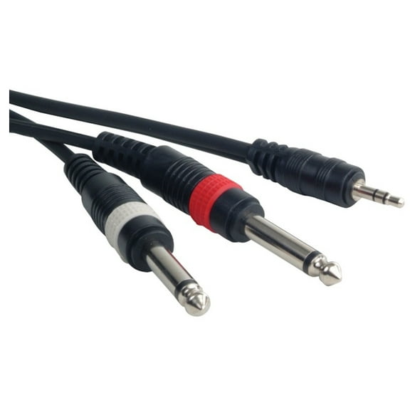 American DJ RC4-6 Pro Audio 6 Foot 4 Channel Rca Interconnect Black Cable