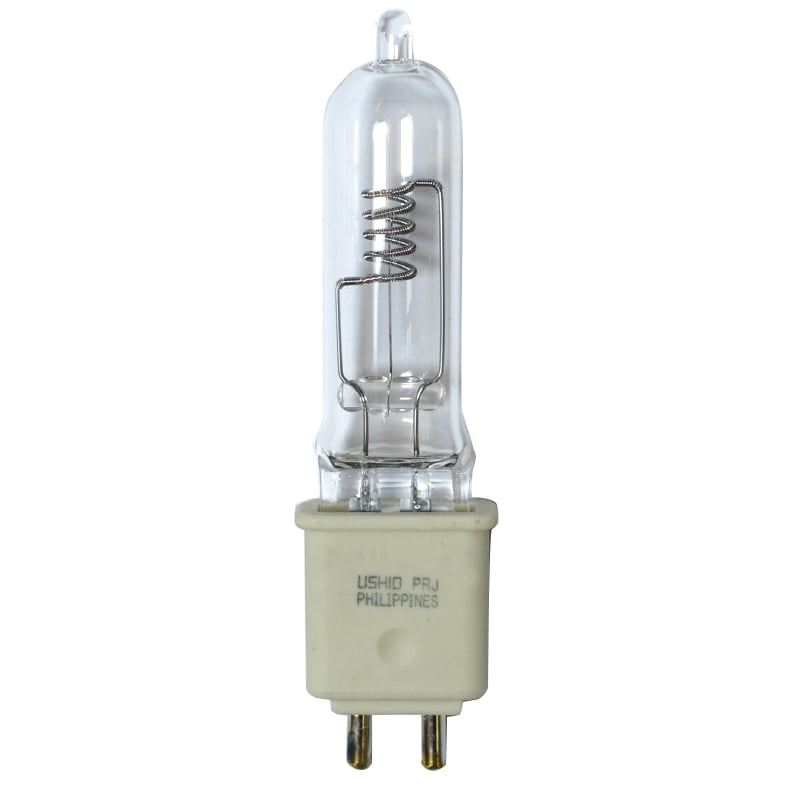 Clear 575W Halogen Bi-Pin Light Bulb with G9.5 Base