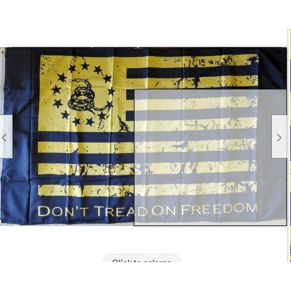 American DONT TREAD ON FREEDOM GADSDEN FLAG VINTAGE Tactical USA 3X5 FLAGS
