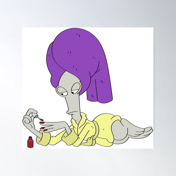 American Dad Roger Poster Wall Art, Modern Wall Decor For Living Room Bedroom, 24x24 UNFRAMED