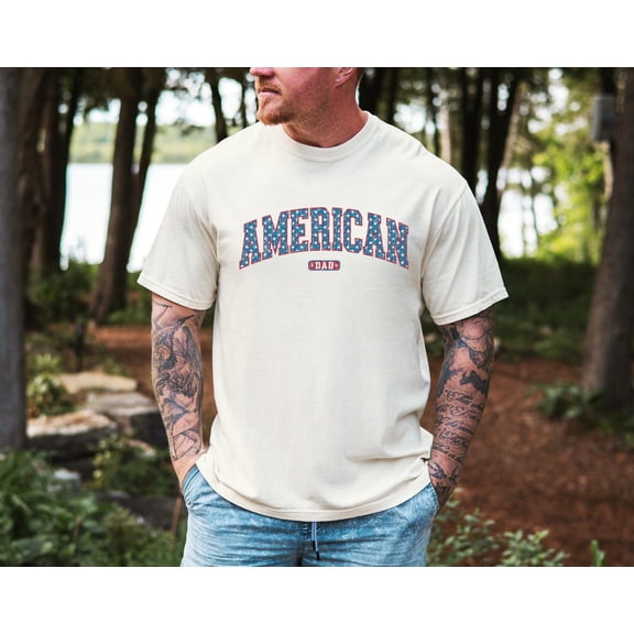 American Dad Shirt, American Dad Tee, American Flag,D Ad, Father'S Day Shirt, For Dad, 4Th Of July Shirt, Independence Day Tee