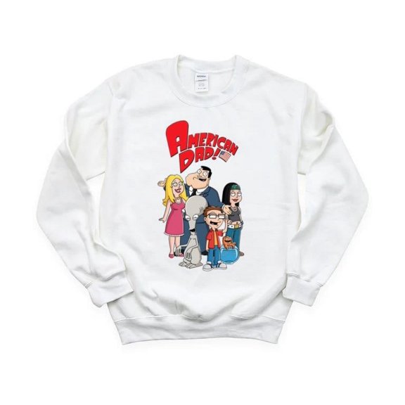 American Dad TV Show Stan Smith Roger Alien Cartoon Seth MacFarlane Fox Sweatshirt, for men & women, up to size 5XL