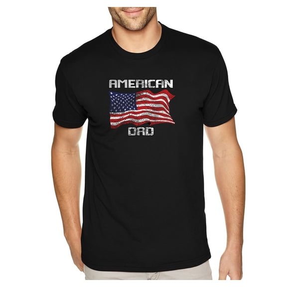 American Dad USA Flag Father's Day Gift T-Shirt