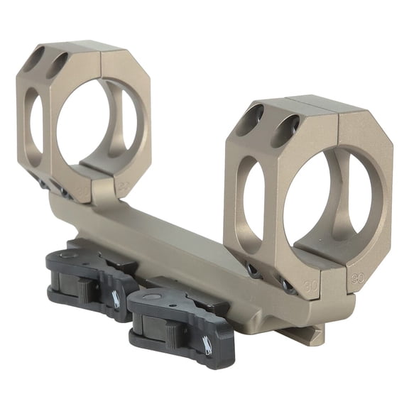 American Defense AD-RECON-SEW 30mm Dual QD Scope Mount, FDE, Vertical Split Rings, Extra Wide 3.875" Ring Spacing (AD-RECON-SEW-30-FDE-STD)