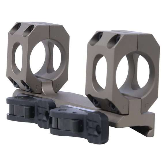 American Defense AD-RECON-SL 20 MOA Scope Mount, 1" Rings, QD Auto Lock Lever, Hard Coat Anodized, FDE (AD-RECON-SL-20MOA-1-FDE-TAC)