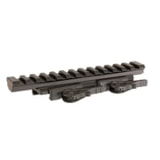 ADM AD-1700 Black Riser with Ti Levers, 0.60" Rise, 5.5" Length, Quick-Detach Pick Rail, Compatible with EOTECH HWS and Magnifier Combos AD-1700-XLR-TL