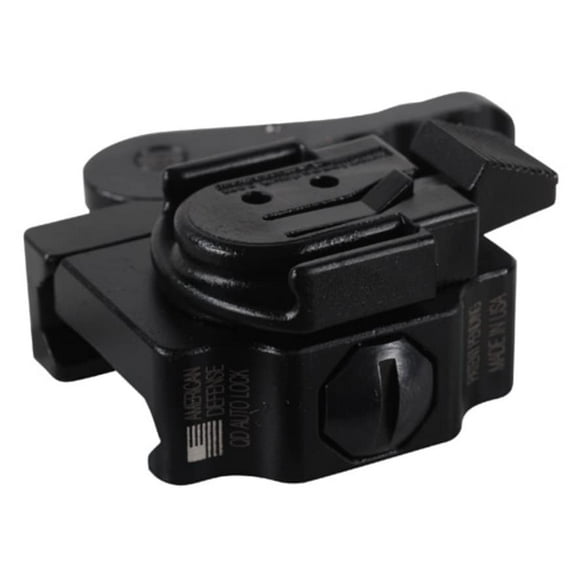 American Defense AD-21 Helmet Light Mount for Picatinny Rail Black
